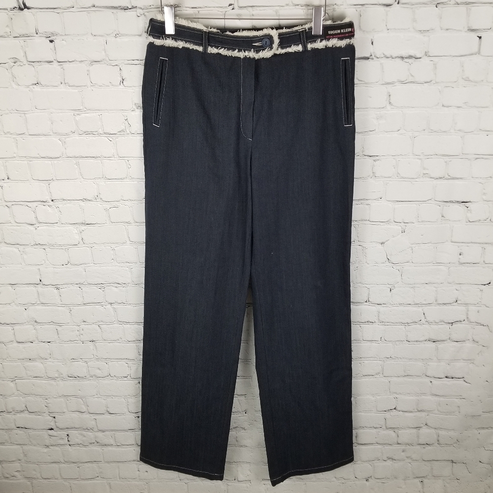 EUGEN KLEIN | high waist wide leg trouser pant